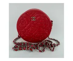 Chanel ronde camelia crossbody tas