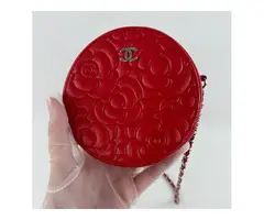 Chanel ronde camelia crossbody tas