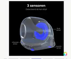 Zedar k1200 automatische kattenbak - 6