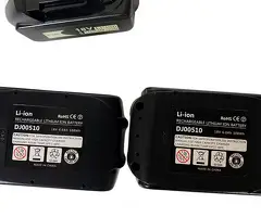 SET 2 ACCU'S 18V 6.0Ah + ENKELE LADER