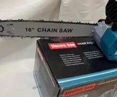 ACCU Kettingzaag 2 x 18V 36V Professional met GARANTIE.