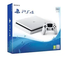Playstation 4 Slim (Glacier White) 500GB
