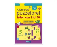 Allereerste puzzelpret - Tellen 1 tot 10