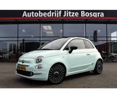 Fiat 500 0.9 TwinAir Turbo Lounge Panoramadak | ECC | Bruin Leder | Full Map Navi | Telefonie