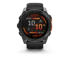 Garmin fēnix 8 - Smartwatch - 1,4* AMOLED-scherm RVS body - Grijs - 7