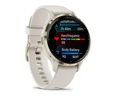 Garmin Venu 3S - Smartwatch - 41mm AMOLED - Goud Wit - 8